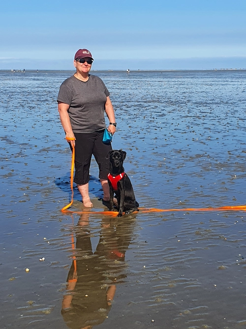 Joy Ich an der Nordsee