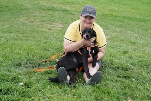 Mein Hund Joy und ich